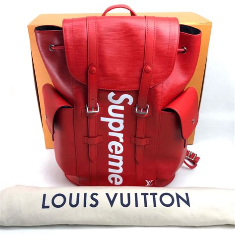 louis vuitton backpack supreme|louis vuitton supreme backpack price.